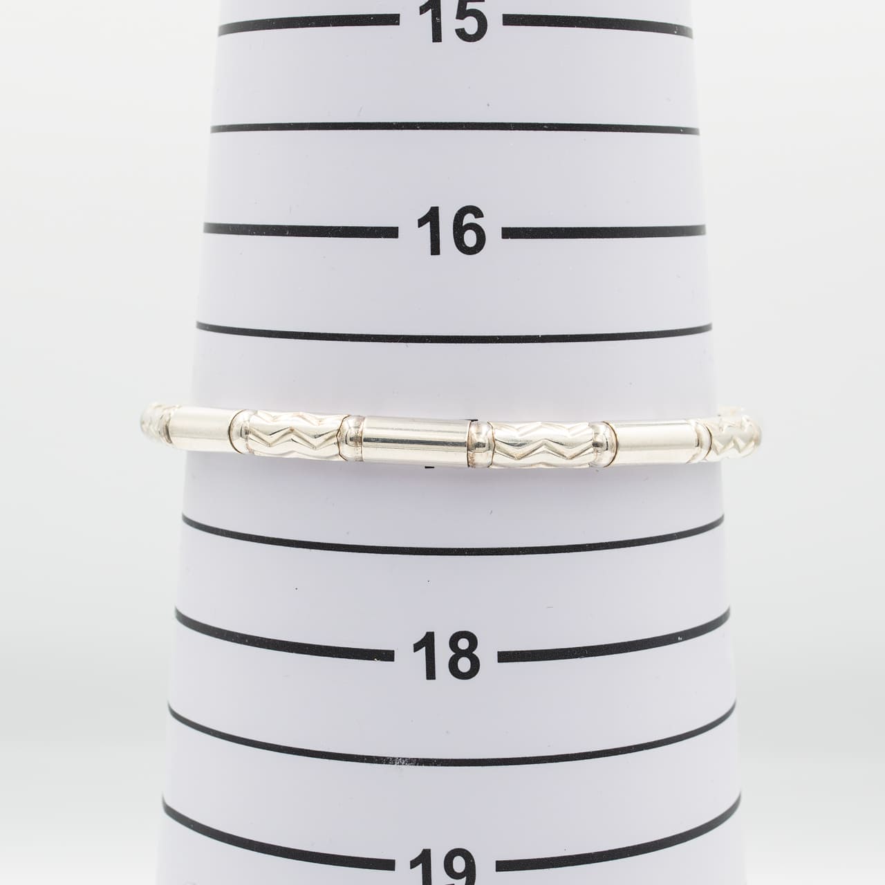 ティファニー エッチド ブレスレット アズテック ジグザグ シルバー