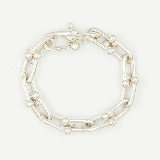 ティファニー ハードウェア ラージ リンク ブレスレット