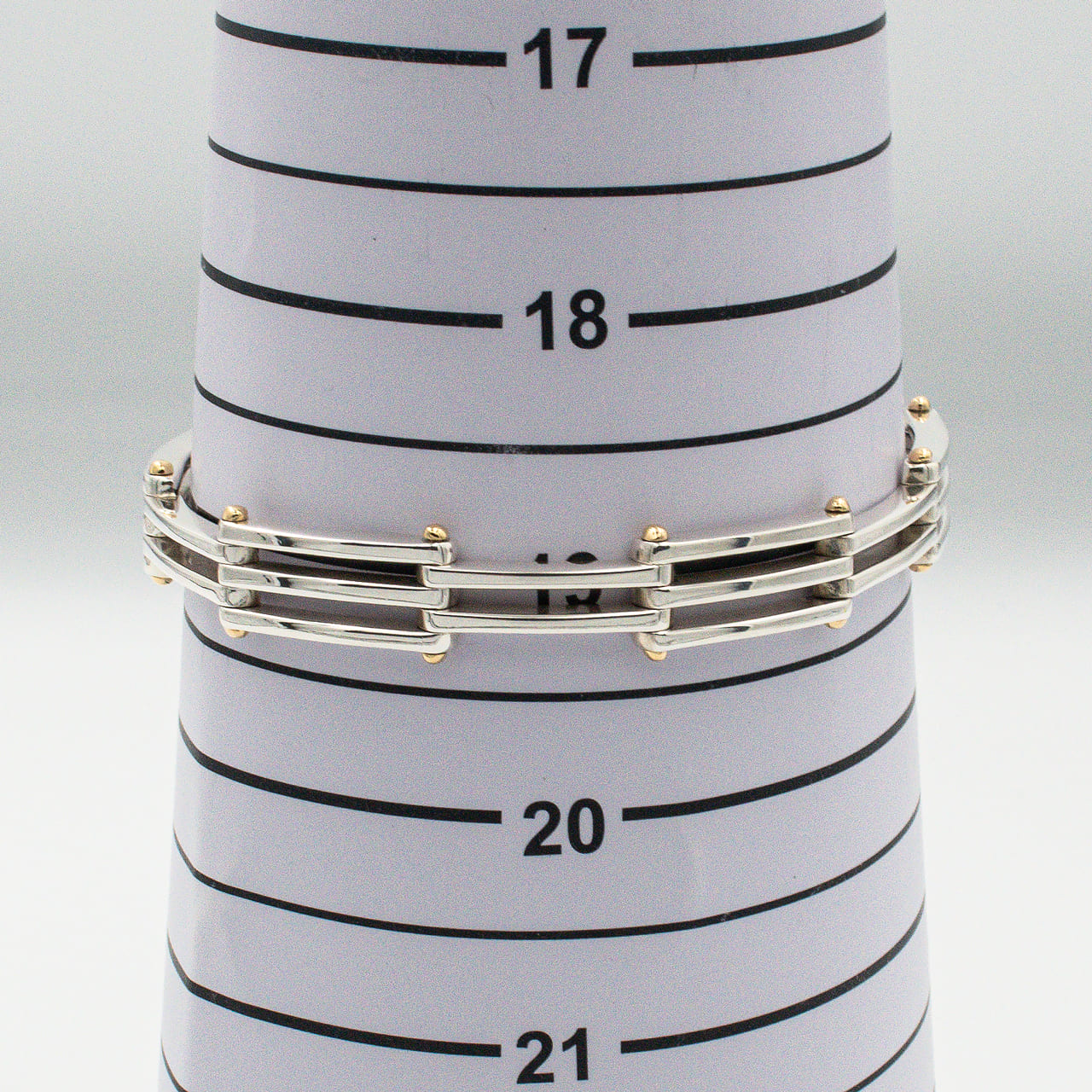 ティファニー ゲートリンク ブレスレット 20.5cm シルバー 18K コンビ 2000's