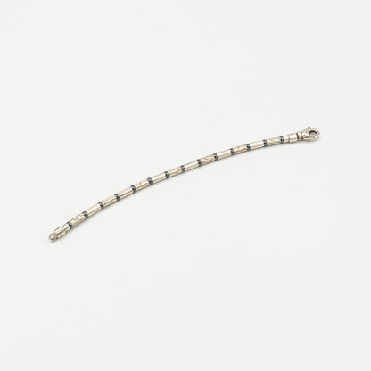 ティファニー エッチド ブレスレット アズテック ジグザグ ヘマタイト