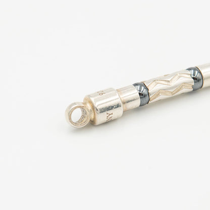 ティファニー エッチド ブレスレット アズテック ジグザグ ヘマタイト