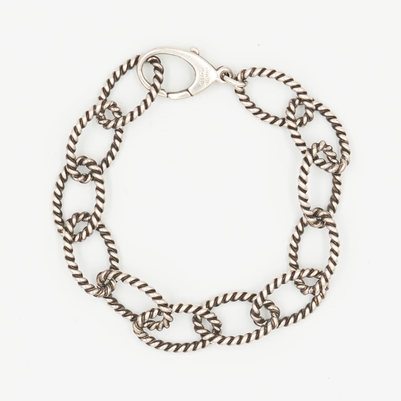 ティファニー ツイスト オーバル リンク ブレスレット