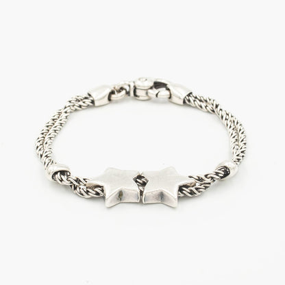 ティファニー ダブルロープ スター ブレスレット