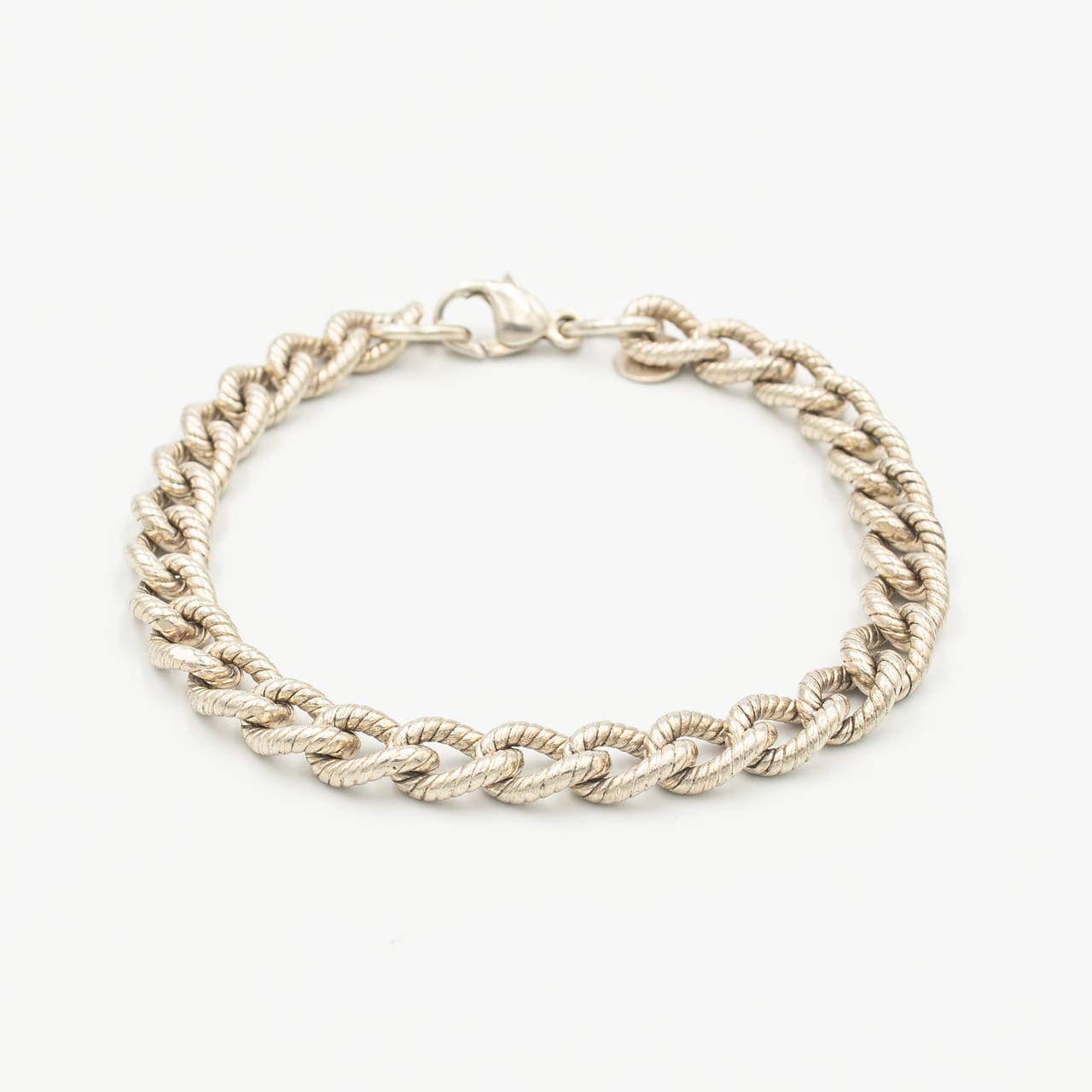 ティファニー パターンドリンク ブレスレット ツイストロープ