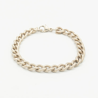 ティファニー パターンドリンク ブレスレット ツイストロープ