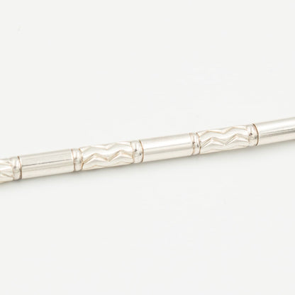 ティファニー エッチド ブレスレット アズテック ジグザグ シルバー