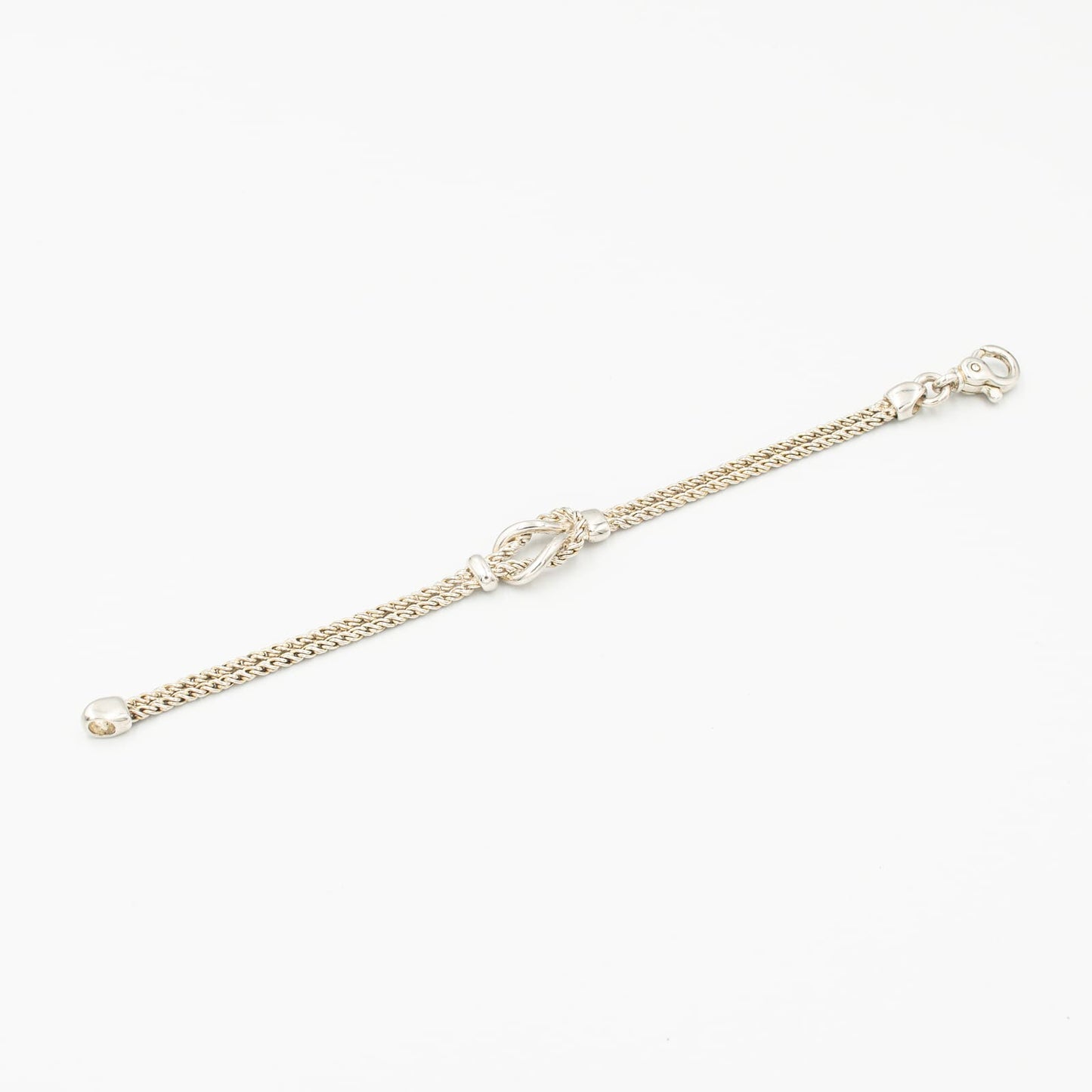 ティファニー センターノット ダブルロープ ブレスレット