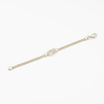 ティファニー センターノット ダブルロープ ブレスレット