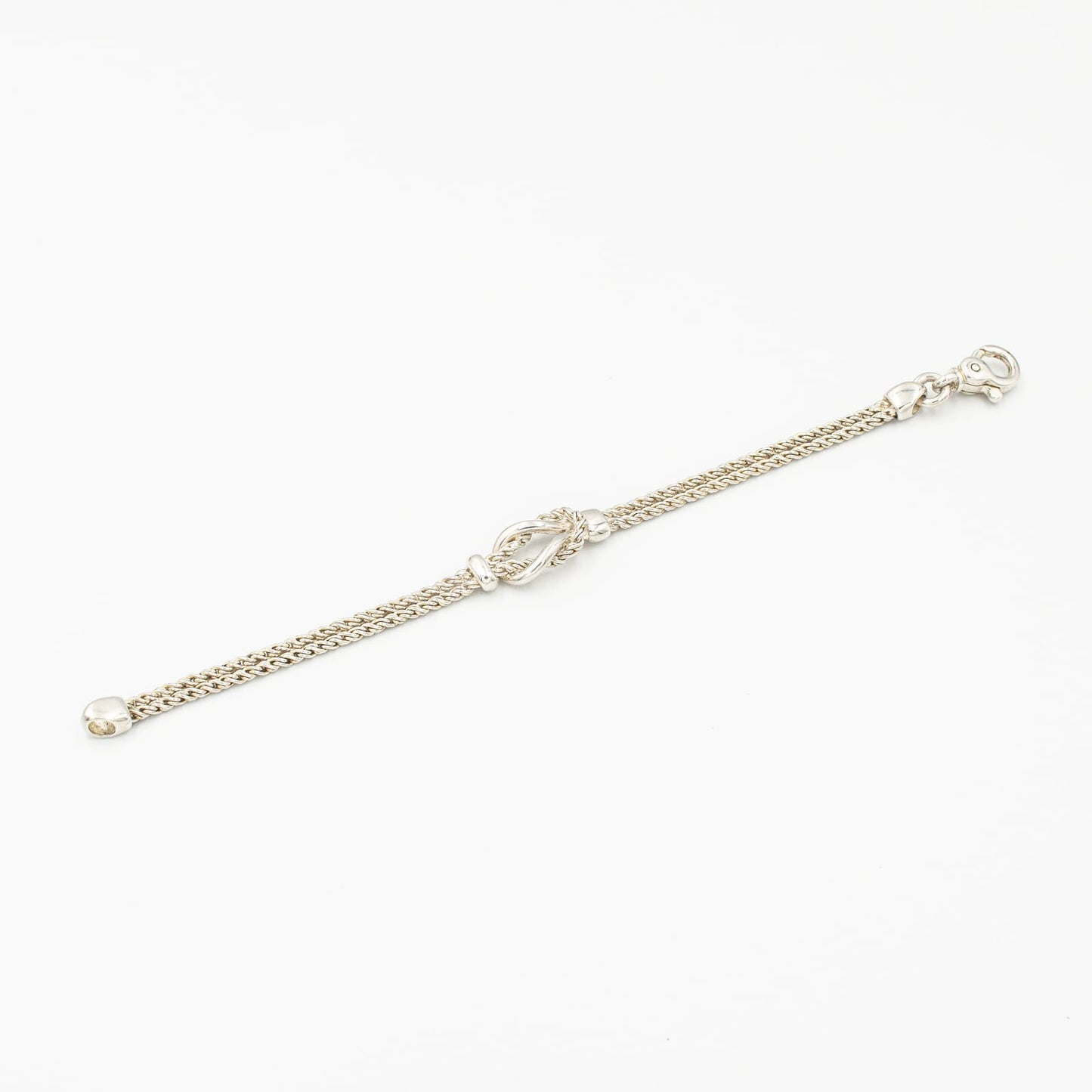 ティファニー センターノット ダブルロープ ブレスレット