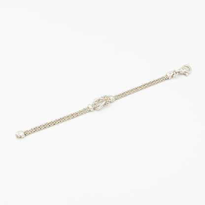 ティファニー センターノット ダブルロープ ブレスレット