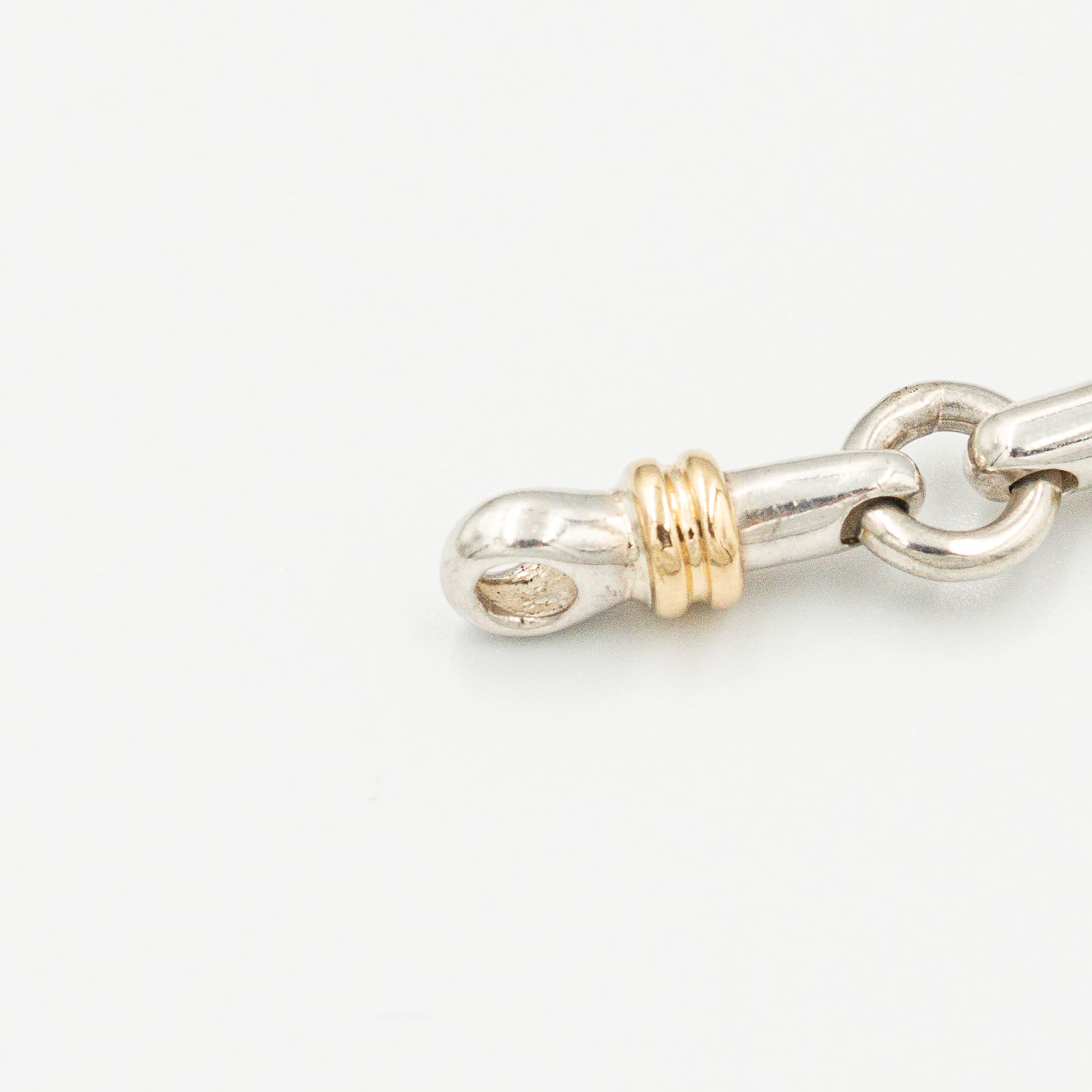 ヴィンテージ ティファニー ブライドル リンク ブレスレット シルバー 18K コンビ 1990's
