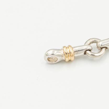 ヴィンテージ ティファニー ブライドル リンク ブレスレット シルバー 18K コンビ 1990's
