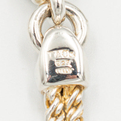 ティファニー センターノット ダブルロープ ブレスレット