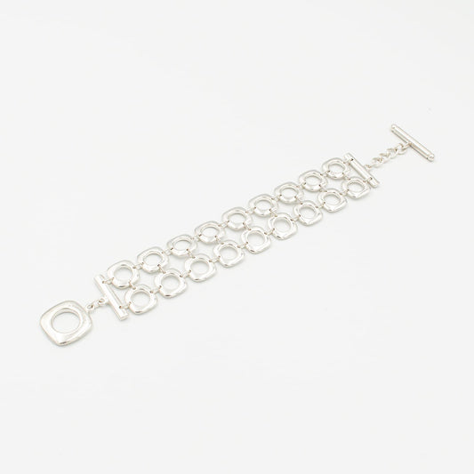 ティファニー ダブル クッションリンク ブレスレット