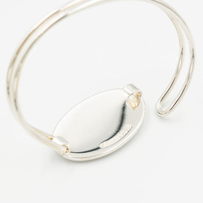 ティファニー オーバル ID バングル