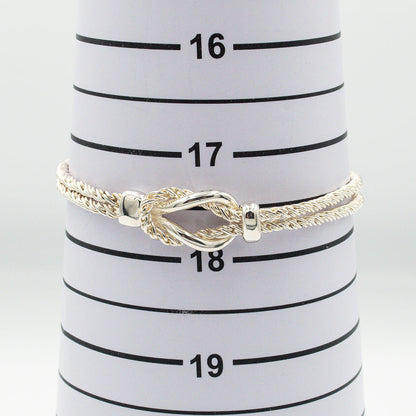 ティファニー センターノット ダブルロープ ブレスレット