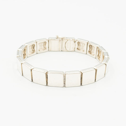 ティファニー スクエアリンク ブレスレット