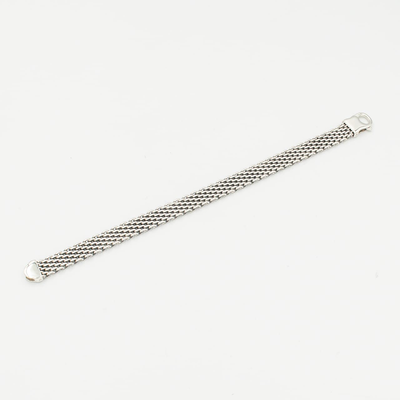 ヴィンテージ ティファニー メッシュ ブレスレット 20.7cm シルバー