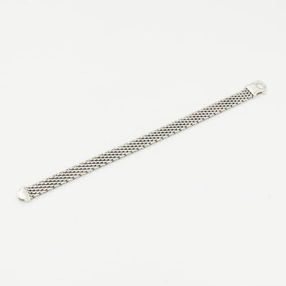 ヴィンテージ ティファニー メッシュ ブレスレット 20.7cm シルバー