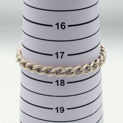 ティファニー パターンドリンク ツイストロープ ブレスレット