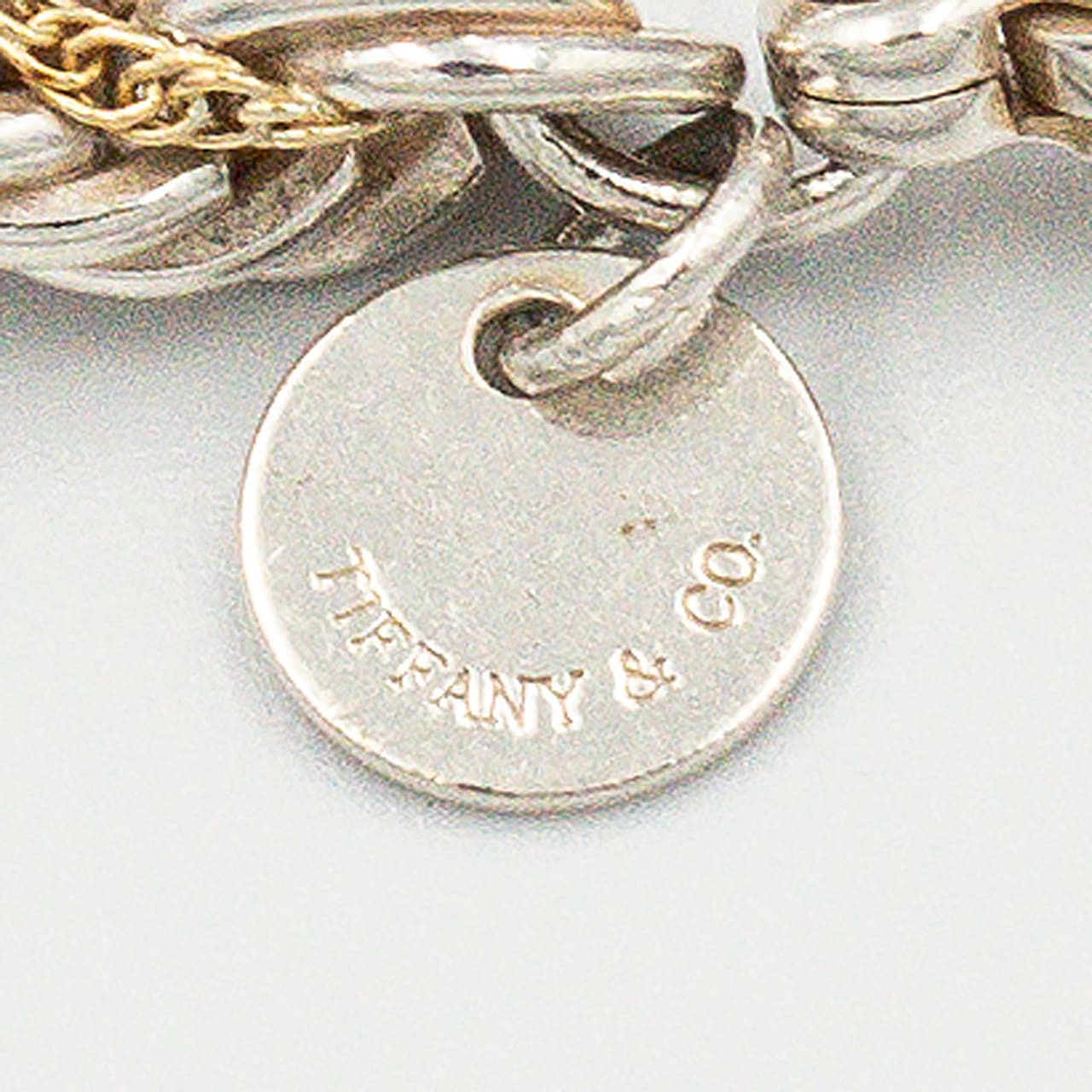 ヴィンテージ ティファニー シック ツイストロープ ブレスレット シルバー 18K コンビ 1990's 刻印