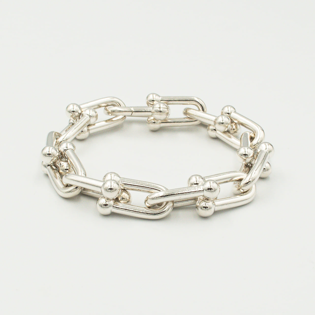 ティファニー ハードウェア ラージ リンク ブレスレット