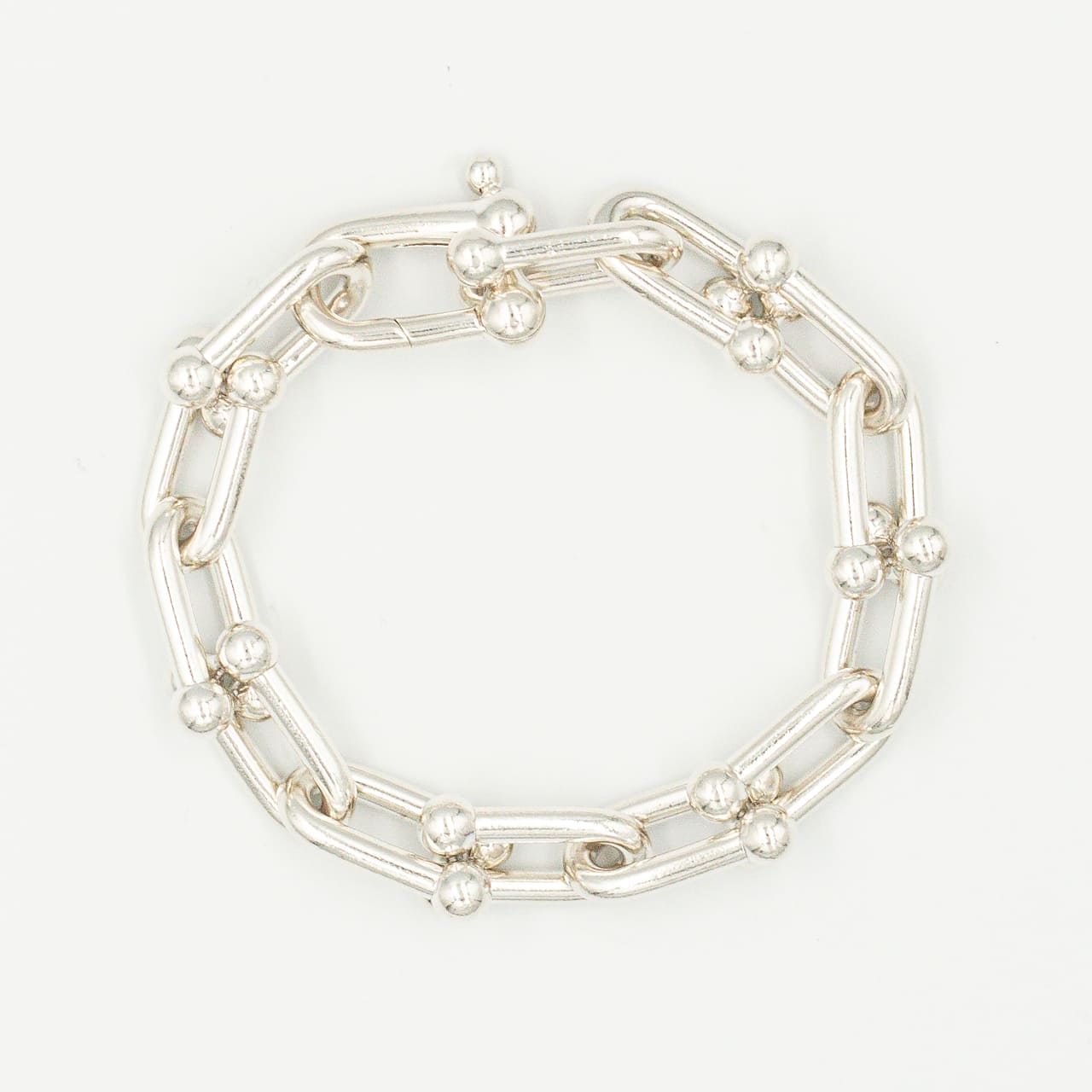 ティファニー ハードウェア ラージ リンク ブレスレット