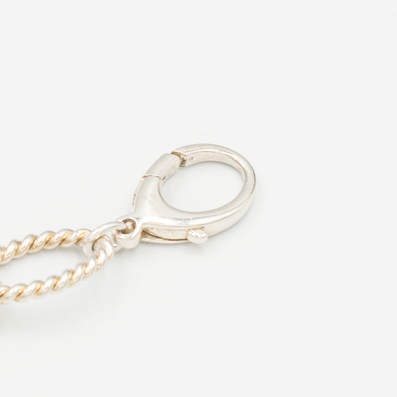 ティファニー ツイスト オーバル リンク ブレスレット 20.7cm シルバー