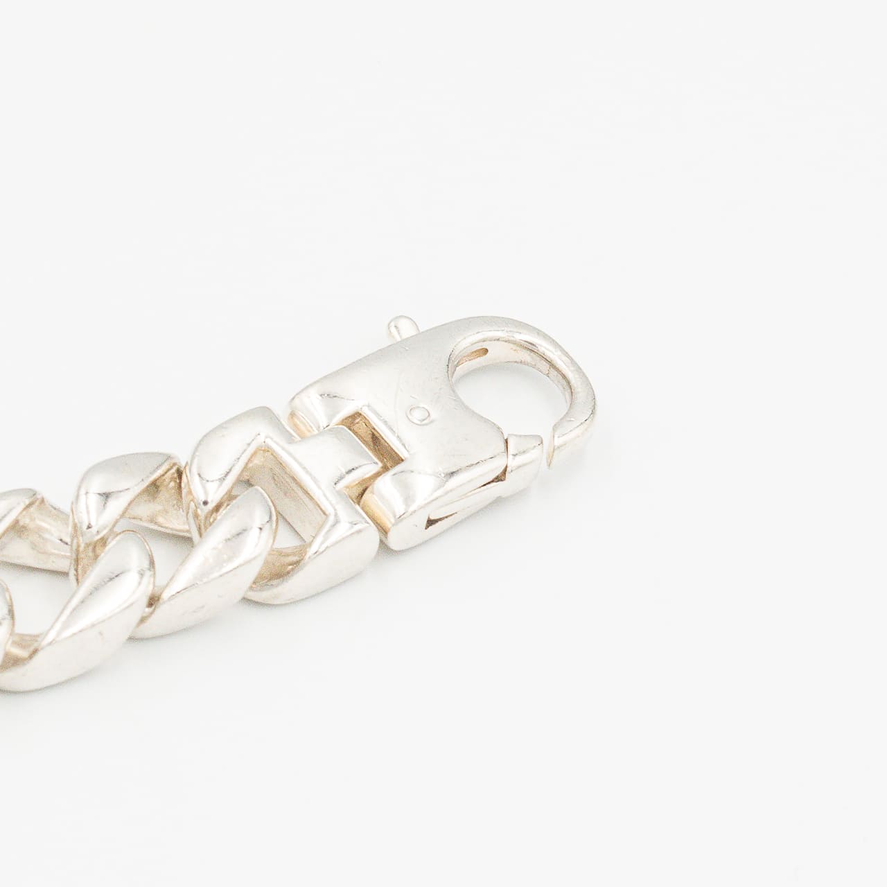 ヴィンテージ ティファニー ヘビーウェイト ID 喜平チェーン ブレスレット 22.5cm シルバー
