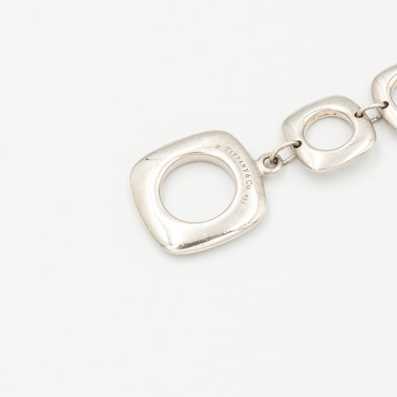 ティファニー クッションリンク ブレスレット 19.9cm シルバー