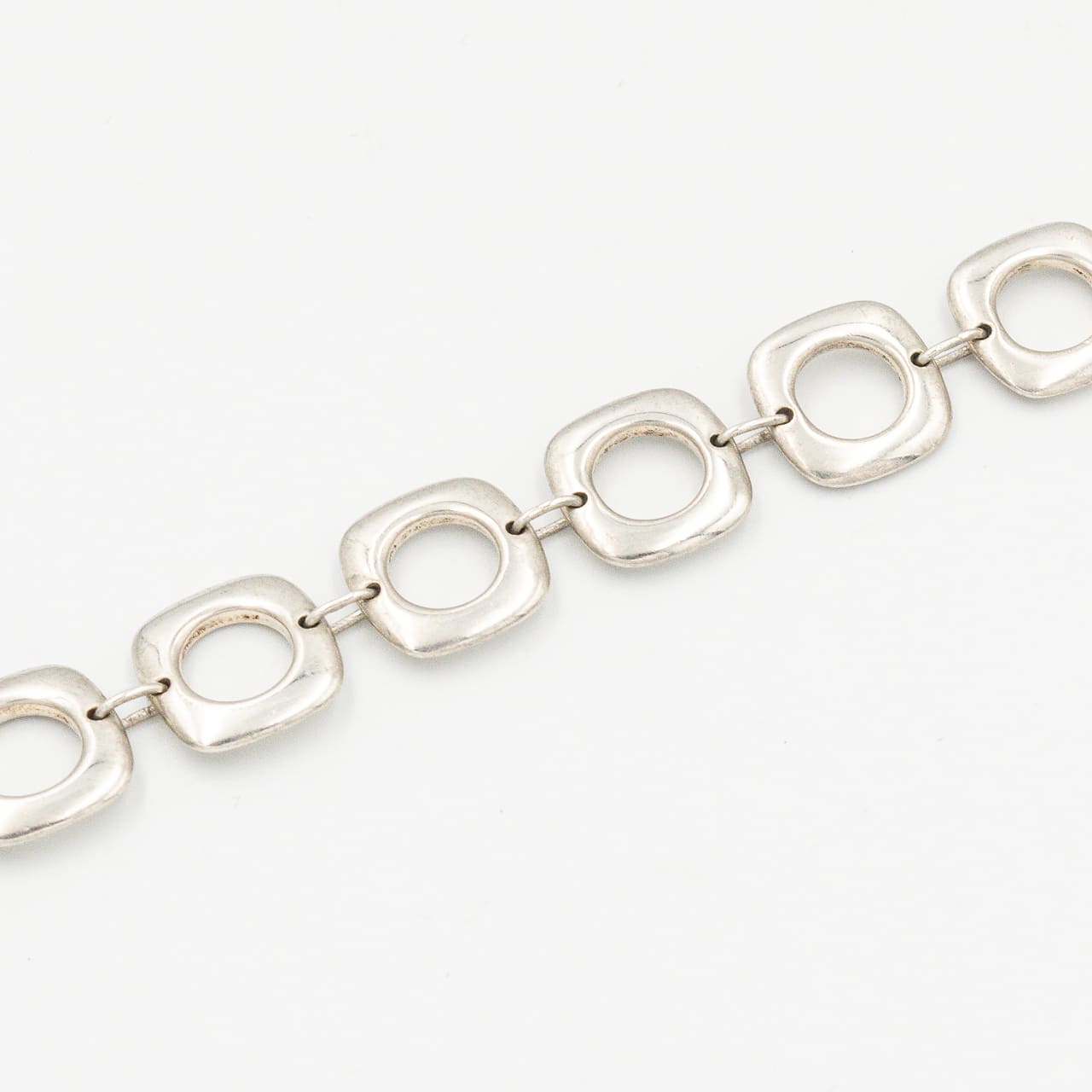 ティファニー クッションリンク ブレスレット 19.9cm シルバー