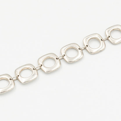 ティファニー クッションリンク ブレスレット 19.9cm シルバー