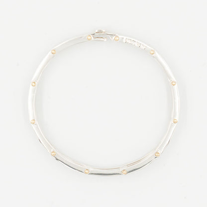 ティファニー ゲートリンク ブレスレット 20.5cm シルバー 18K コンビ 2000's
