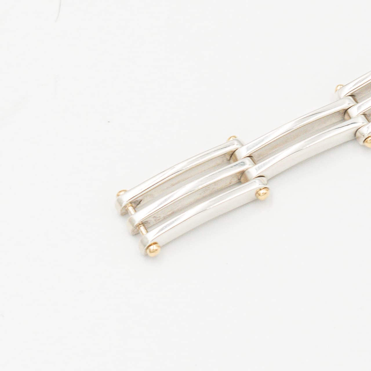 ティファニー ゲートリンク ブレスレット 20.5cm シルバー 18K コンビ 2000's