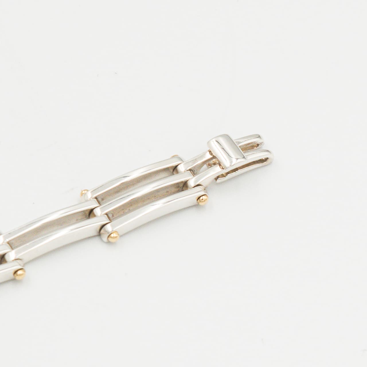 ティファニー ゲートリンク ブレスレット 20.5cm シルバー 18K コンビ 2000's