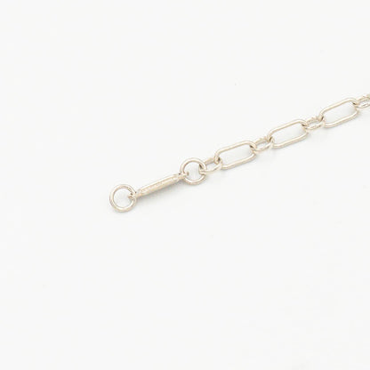 ティファニー ラウンド ロック チャーム ブレスレット 18.2cm シルバー 18K コンビ