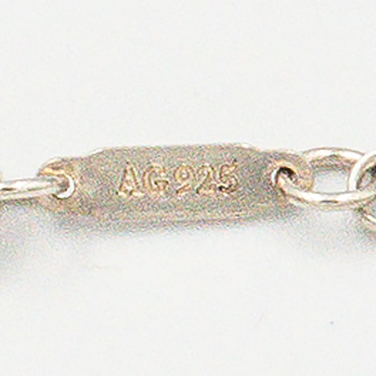 ティファニー ラウンド ロック チャーム ブレスレット 18.2cm シルバー 18K コンビ