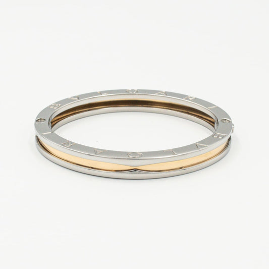 ブルガリ ビーゼロワン バングル ステンレススチール 18K コンビ