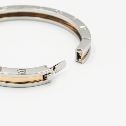 ブルガリ ビーゼロワン バングル ステンレススチール 18K コンビ