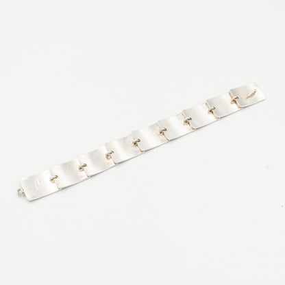 ヴィンテージ ティファニー パネル リンク ブレスレット 19.4cm シルバー 1976