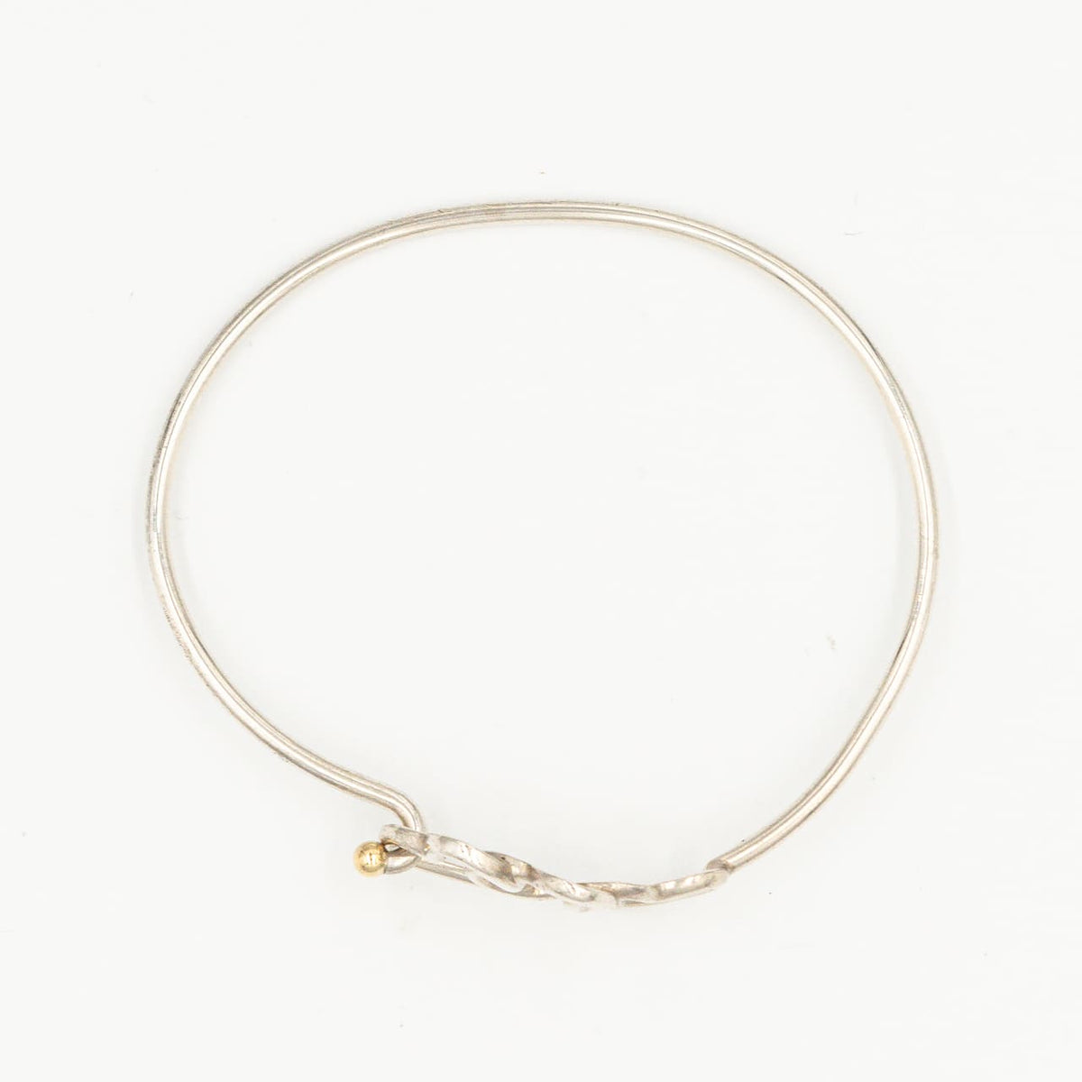 ヴィンテージ ティファニー トリプルハート バングル シルバー 18K コンビ