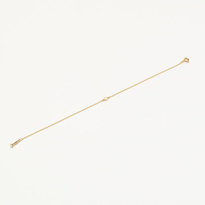 ティファニー ダイヤモンド バイザヤード ブレスレット 18.6cm 18K