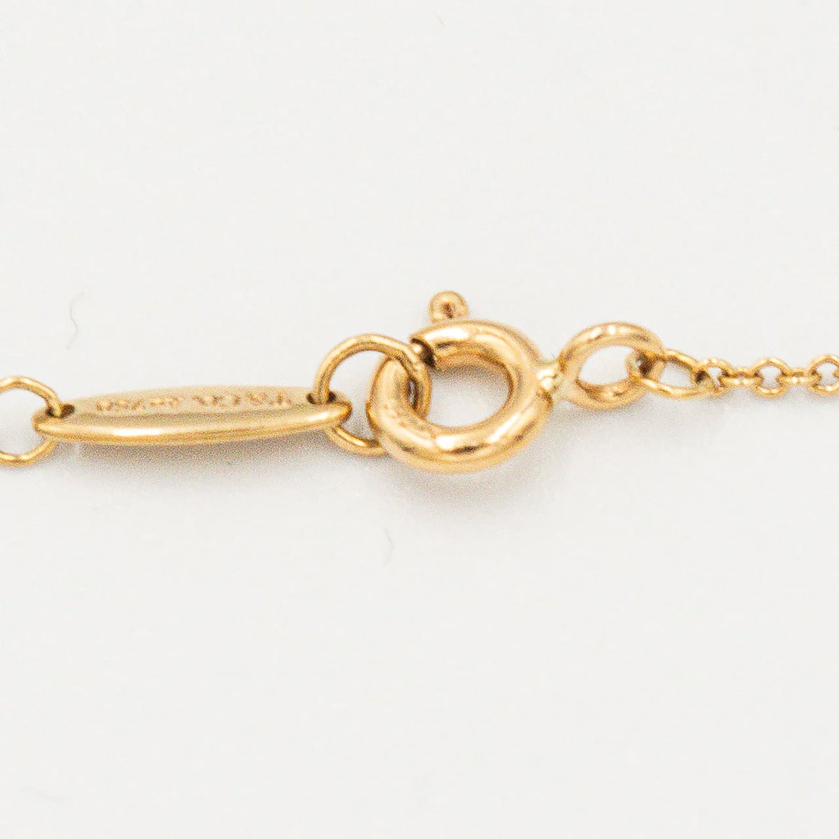 ティファニー ダイヤモンド バイザヤード ブレスレット 18.6cm 18K