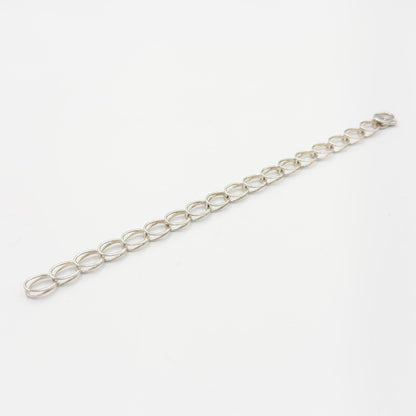 ティファニー ダブル オーバル リンク ブレスレット 19.4cm シルバー