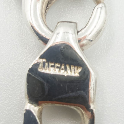 ヴィンテージ ティファニー フィガロチェーン ブレスレット 17.7cm シルバー 18K コンビ 1990's