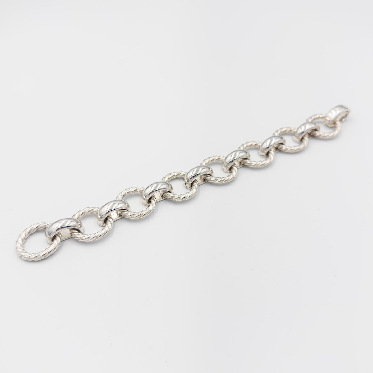 ティファニー ツイスト サークル リンク ブレスレット 19.5cm シルバー