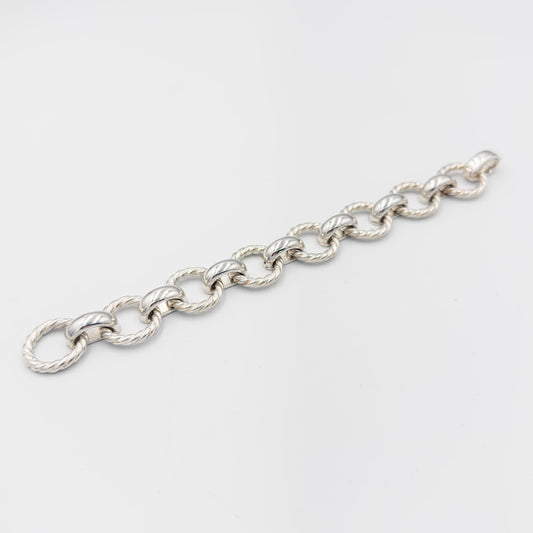 ティファニー ツイスト サークル リンク ブレスレット 19.5cm シルバー