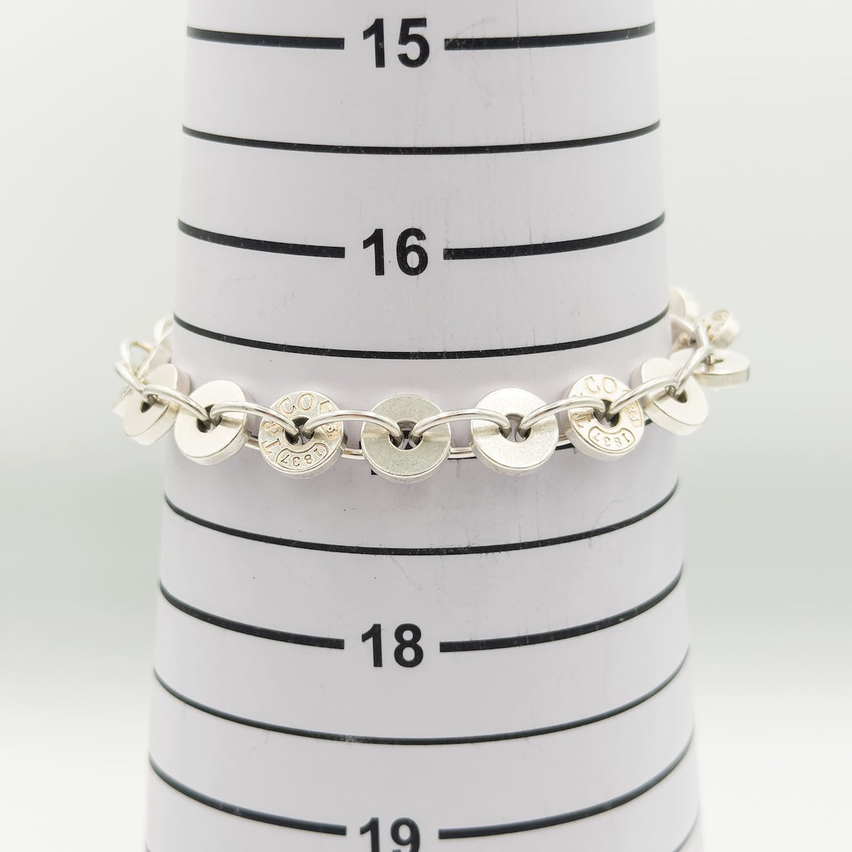 ティファニー 1837 サークル リンク ブレスレット 19.3cm シルバー