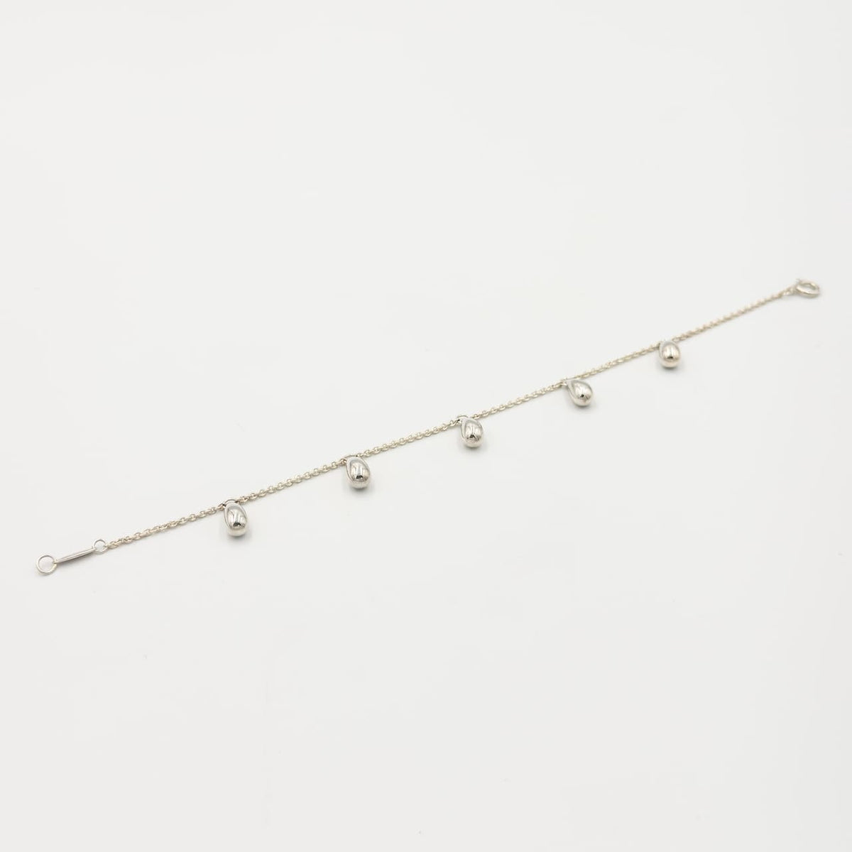 ティファニー エルサ・ぺレッティ 5P ティアドロップ ブレスレット 18.5cm シルバー