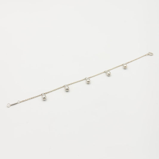 ティファニー エルサ・ぺレッティ 5P ティアドロップ ブレスレット 18.5cm シルバー